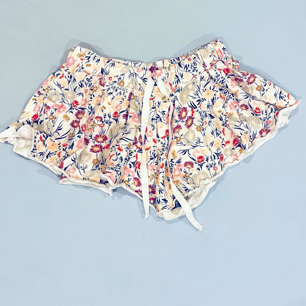 Intimately Free People Floral Flare Shorts